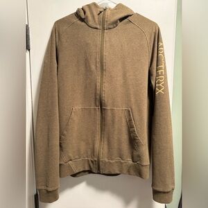 Men’s Arc’teryx World On End Full Zip Hoody in Green size Medium